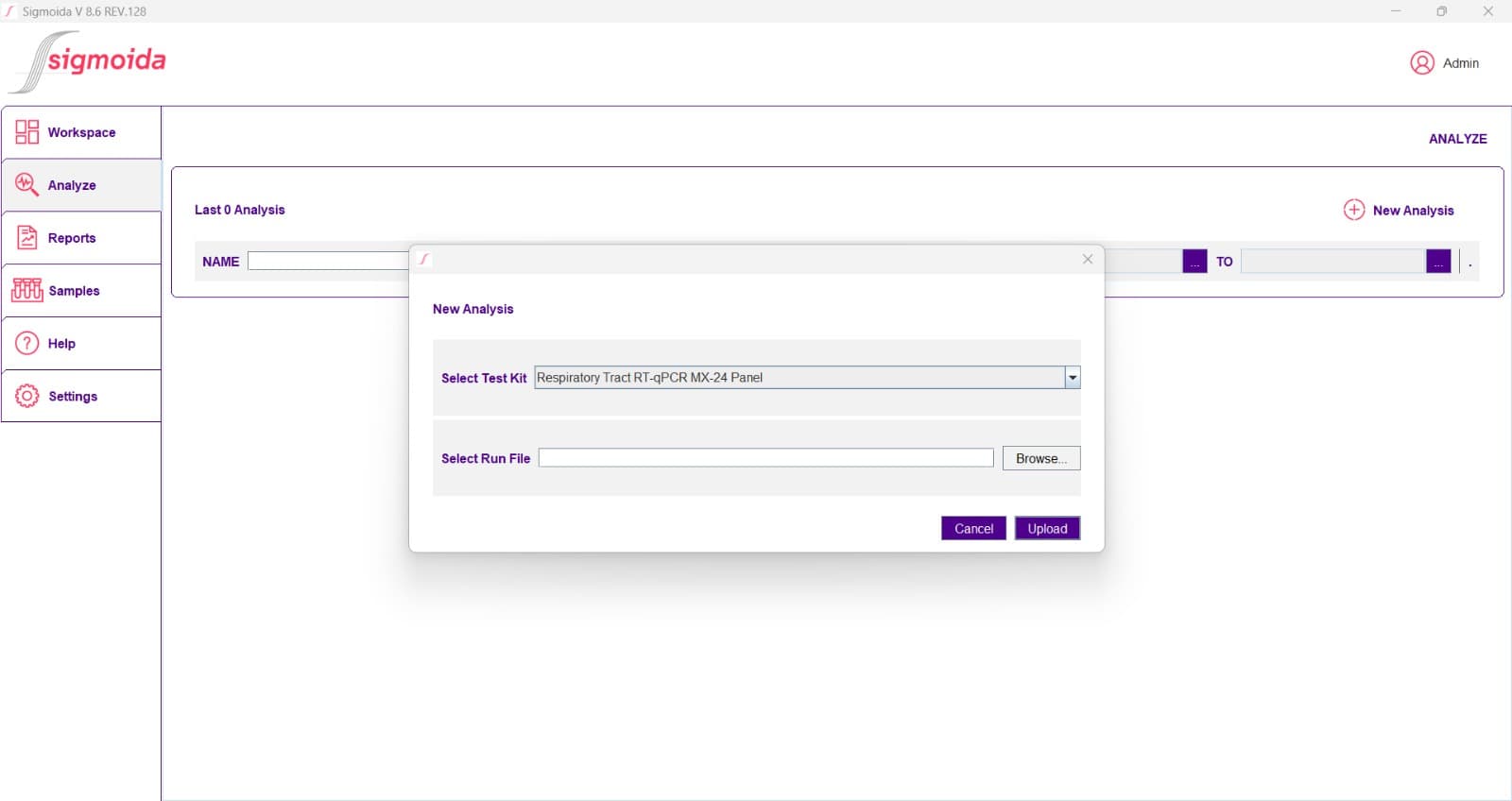 Sigmoida analysis modal